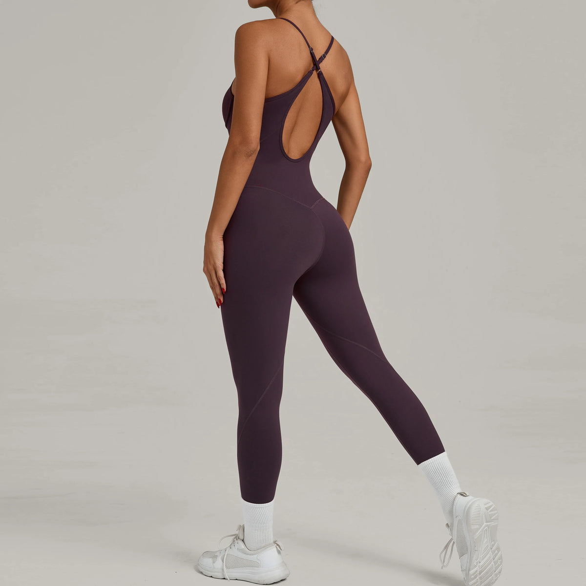 Padded One-Piece Sportswear Women's Jumpsuit