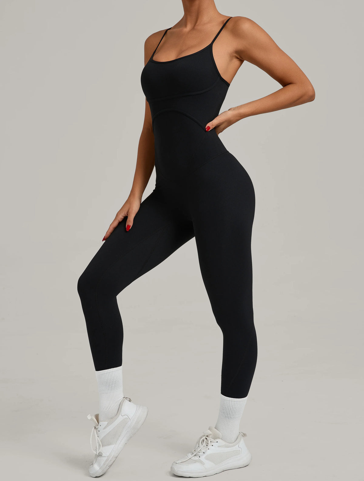 Padded One-Piece Sportswear Women's Jumpsuit