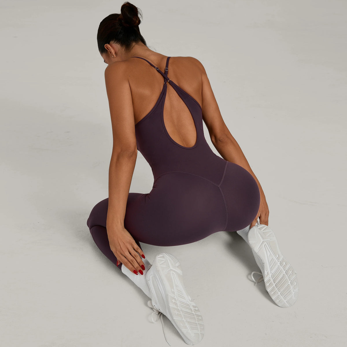 Padded One-Piece Sportswear Women's Jumpsuit