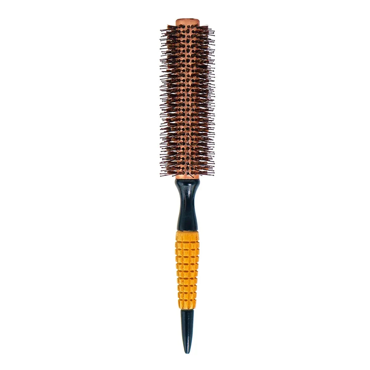 Wood Handle Boar Bristles Round Hair Brush