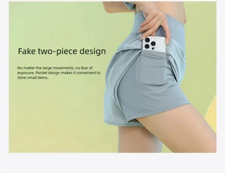 Yoga Shorts for Women Lightweight Gym Cycling Workout Shorts