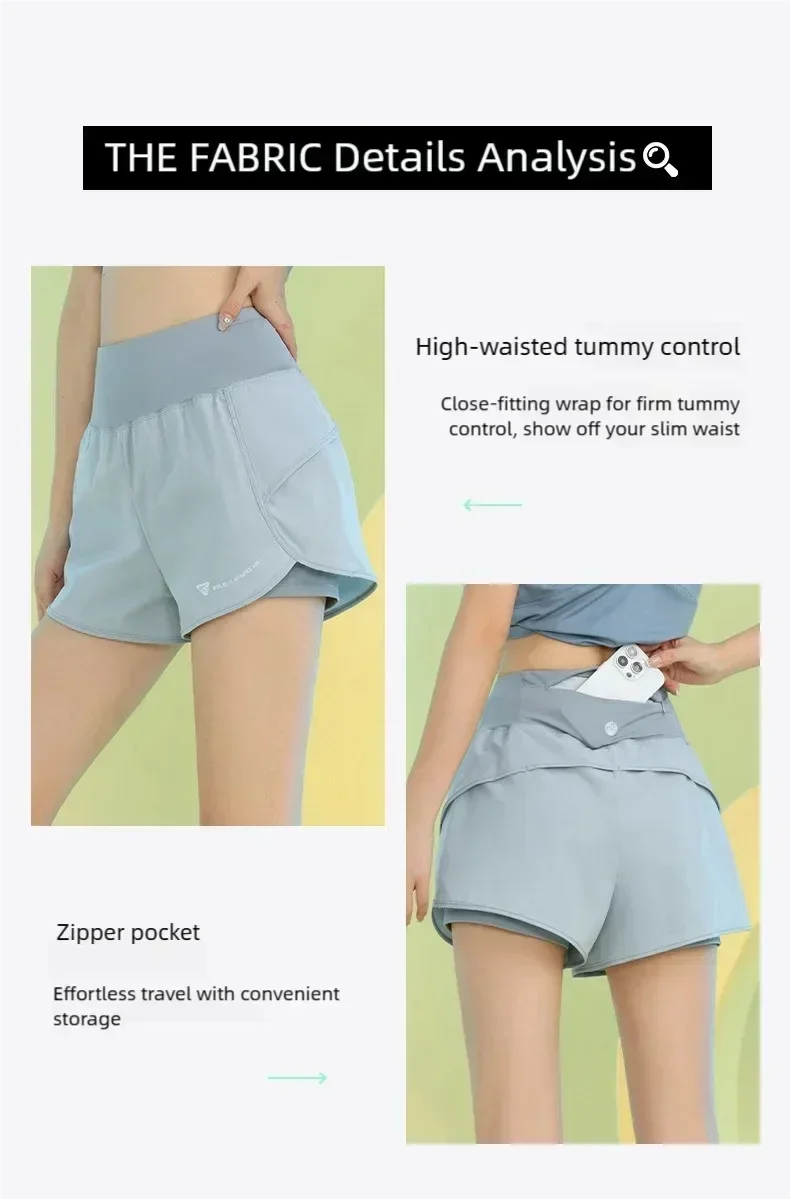 Yoga Shorts for Women Lightweight Gym Cycling Workout Shorts