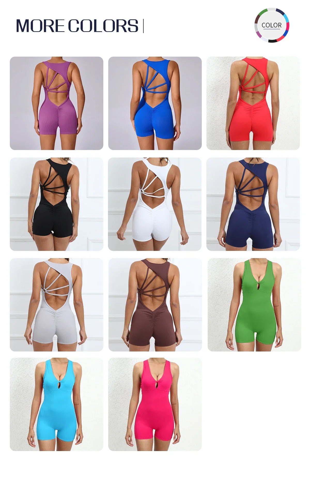 Women's Padded Workout Jumpsuit
