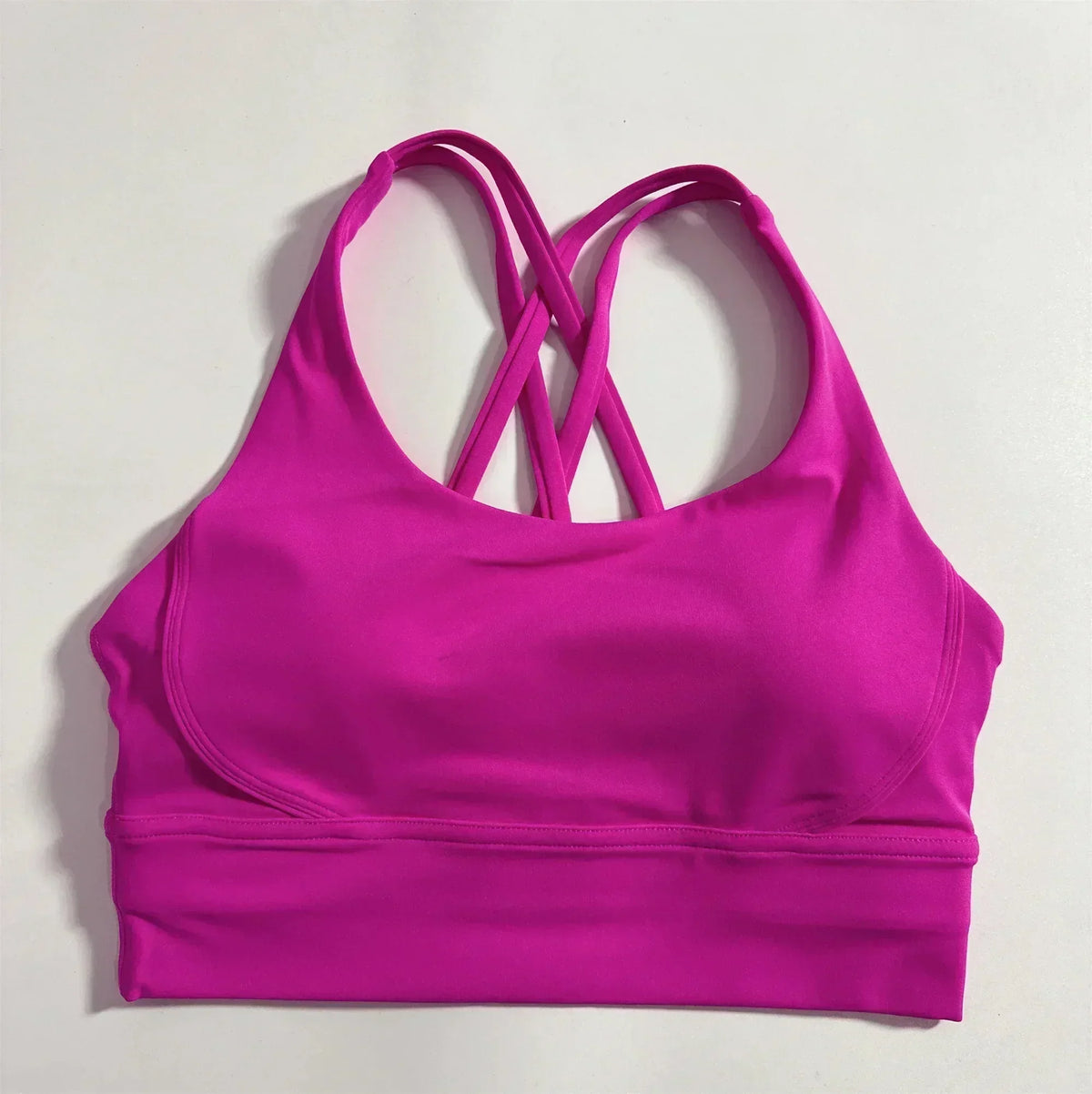 Solid Color Women Cross  Fitness sport Bra