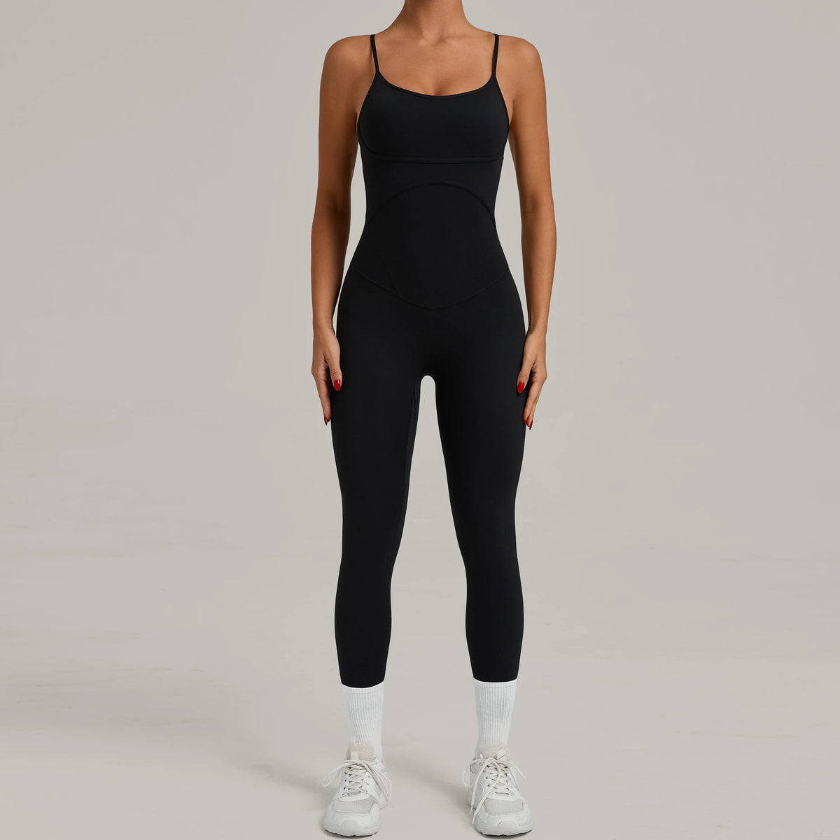 Padded One-Piece Sportswear Women's Jumpsuit
