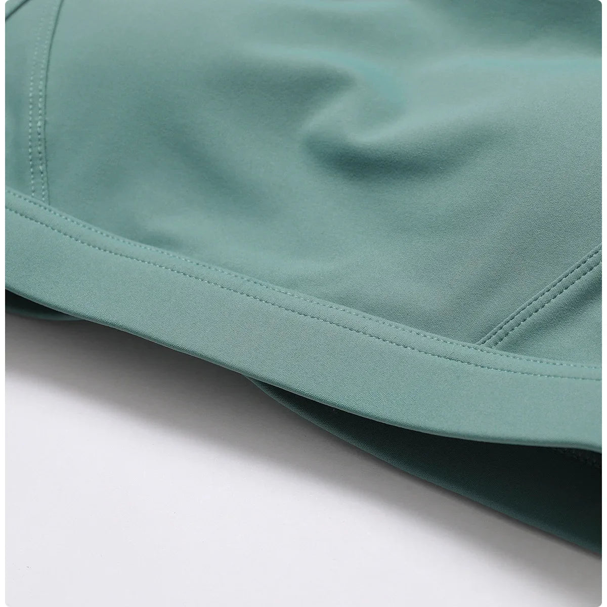 Crossed Shoulder Strap Yoga Bra