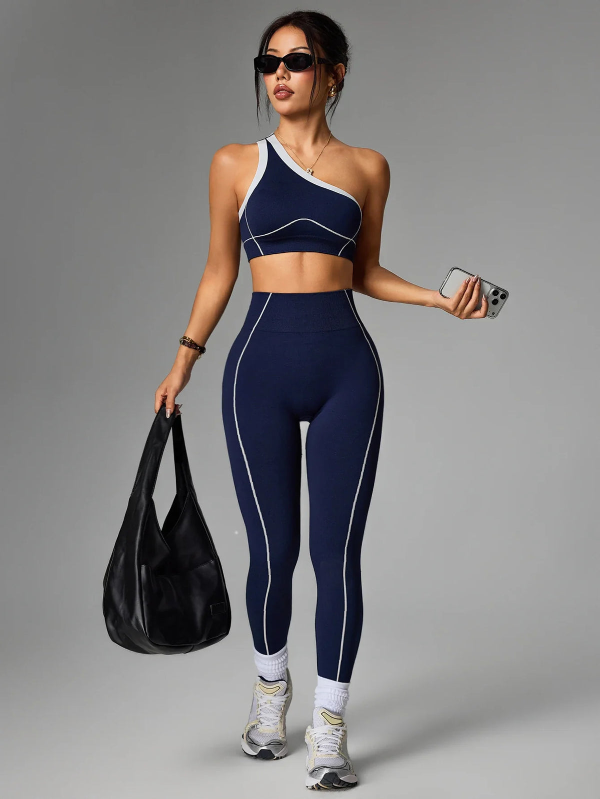 2 pcs Women Seamless Yoga Sets