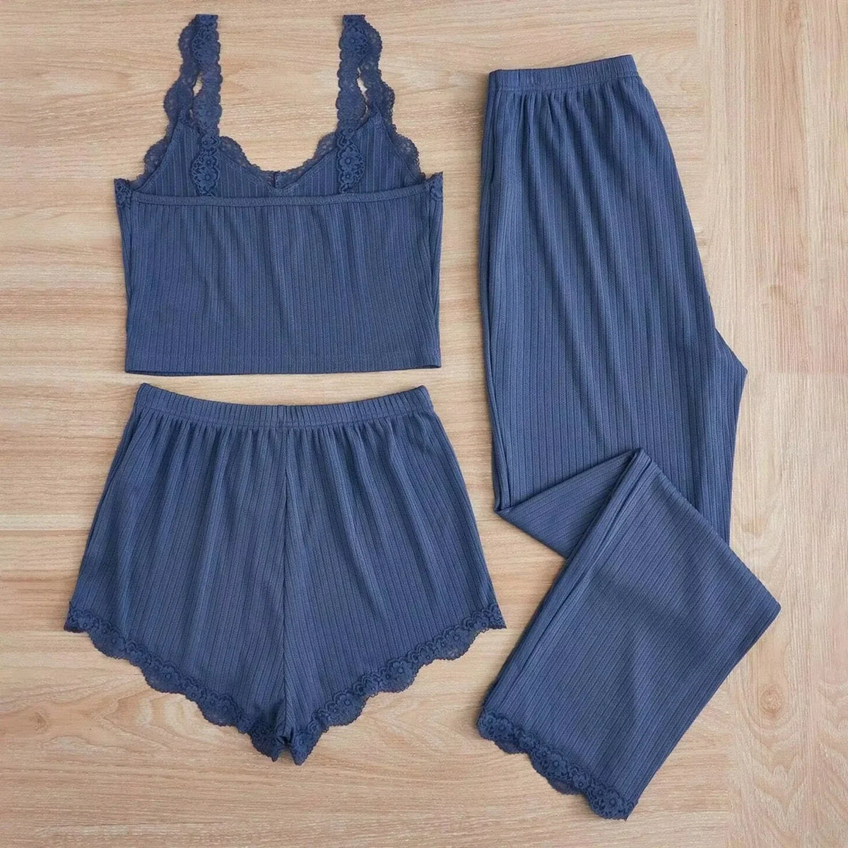 3PCS Women's Pajamas Set