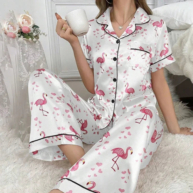 Satin Women's Sleepwear Set