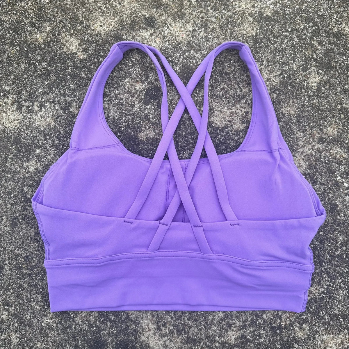 Solid Color Women Cross  Fitness sport Bra