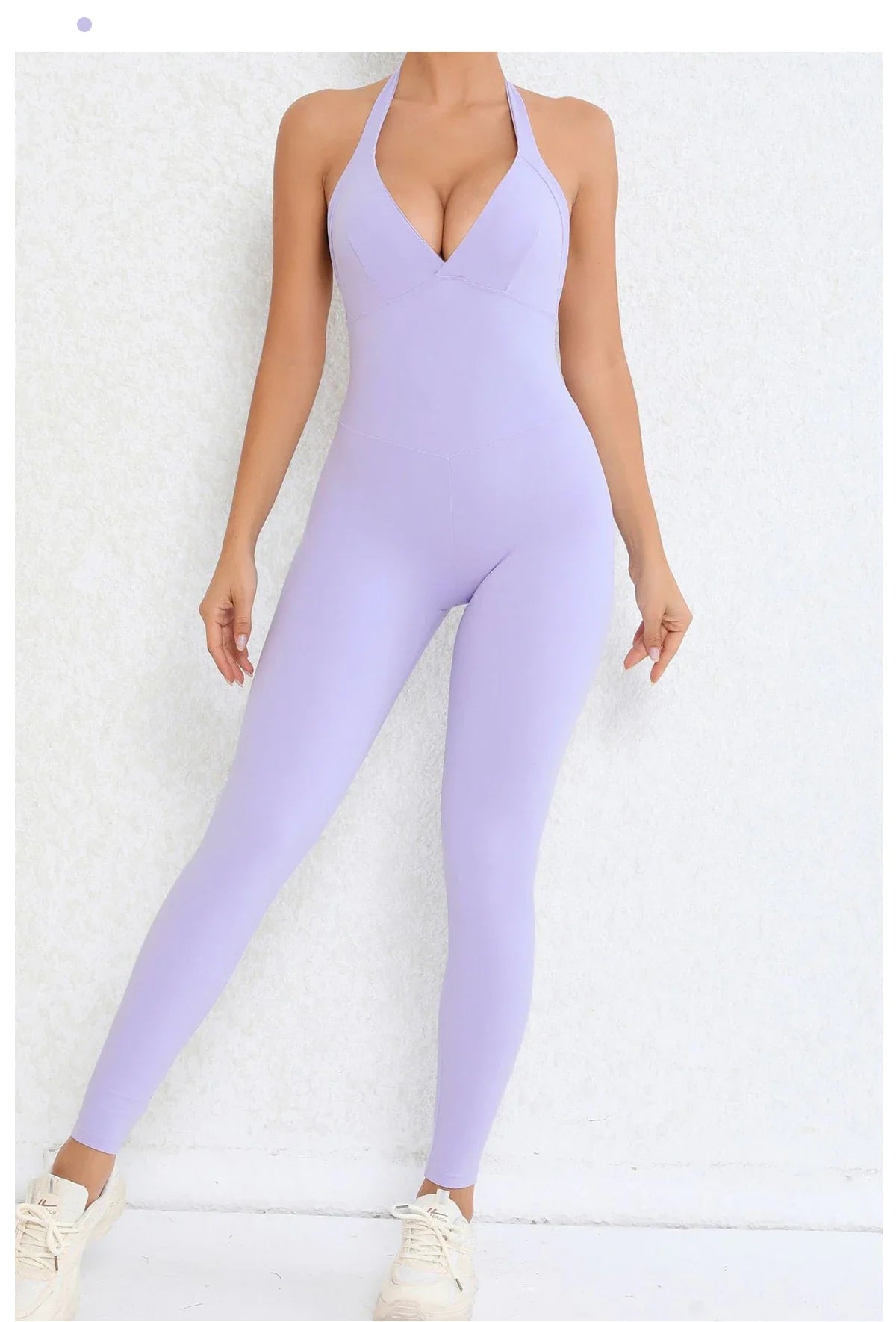 Backless Gym Jumpsuit