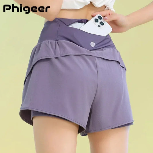 Yoga Shorts for Women Lightweight Gym Cycling Workout Shorts