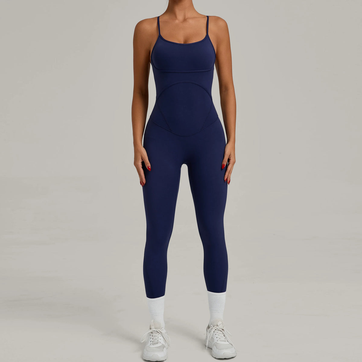 Padded One-Piece Sportswear Women's Jumpsuit