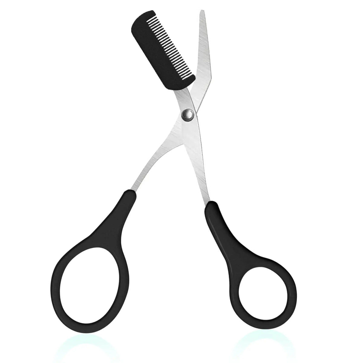 Stainless Steel Eyebrow Scissors With Comb
