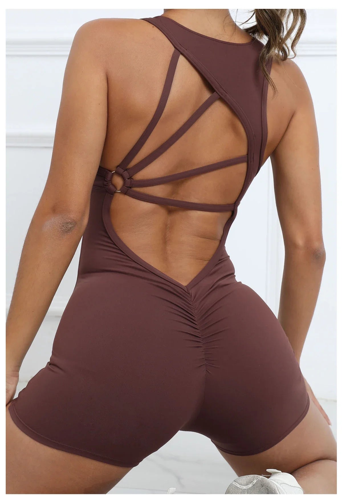 Women's Padded Workout Jumpsuit