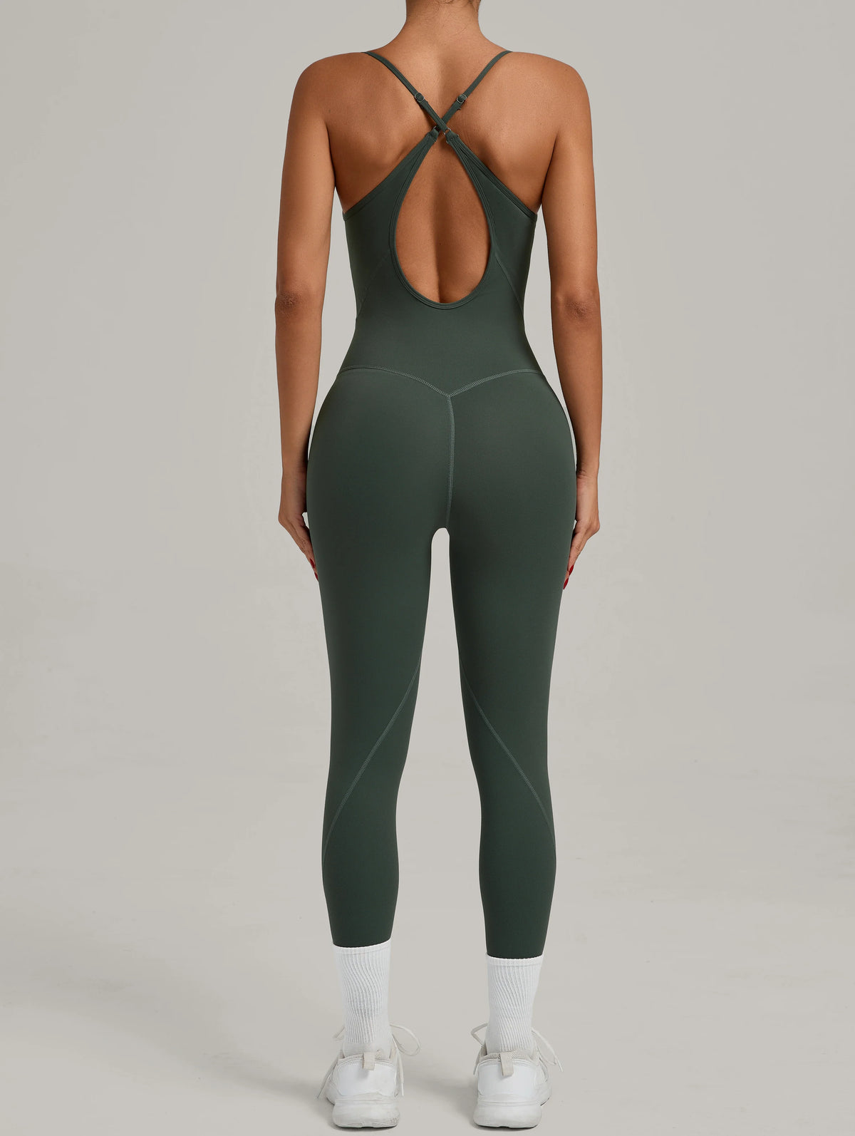 Padded One-Piece Sportswear Women's Jumpsuit