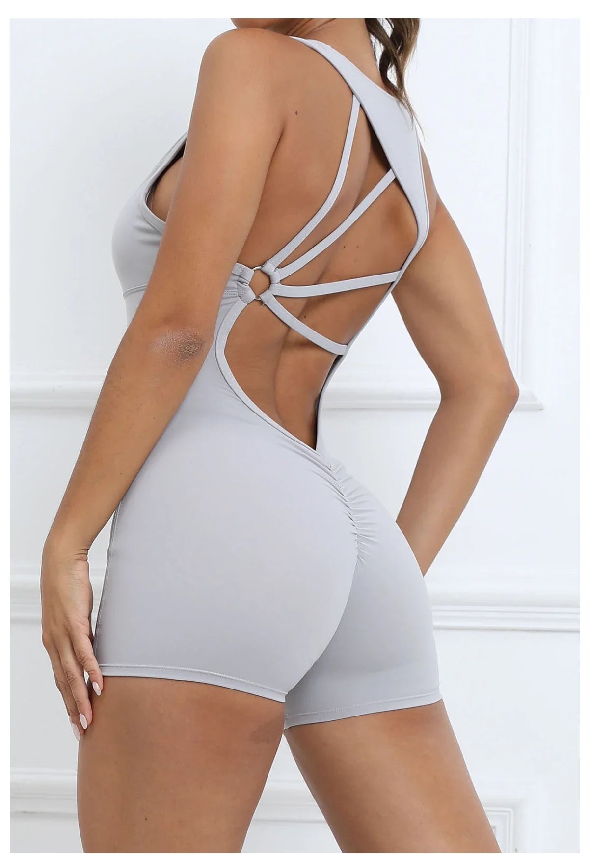 Women's Padded Workout Jumpsuit