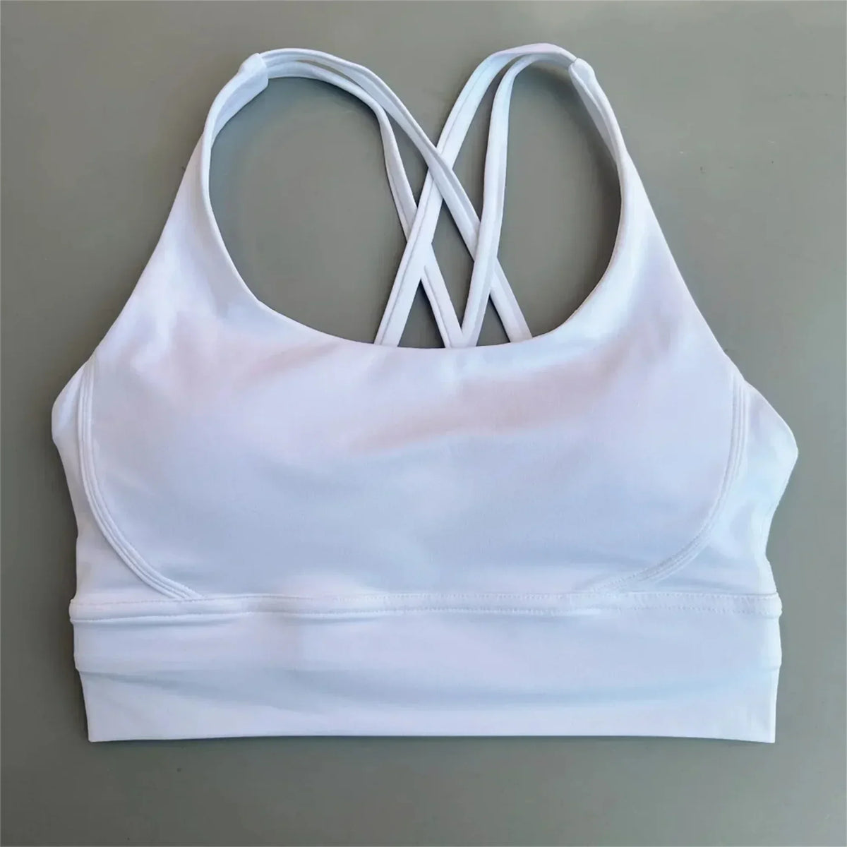 Solid Color Women Cross  Fitness sport Bra