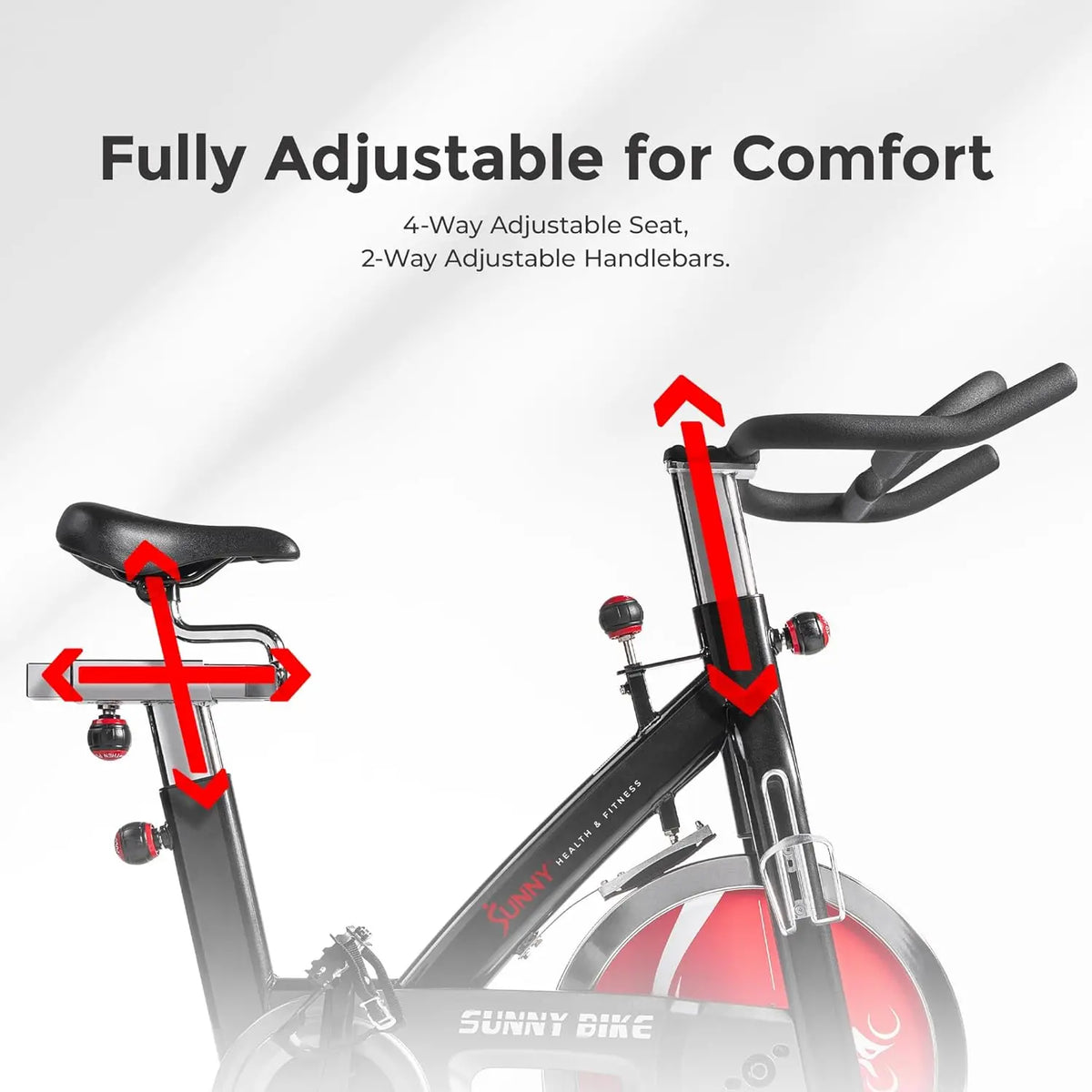 Health & Fitness Heavy-Duty Indoor Stationary Exercise Bike