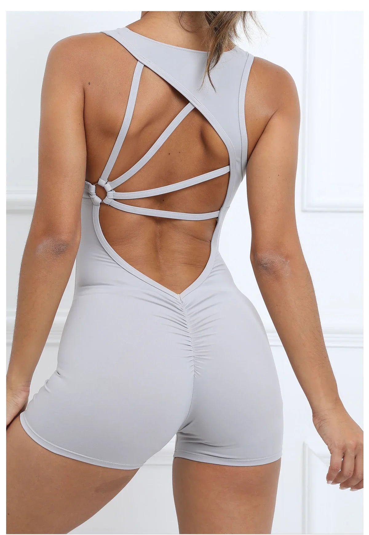 Women's Padded Workout Jumpsuit