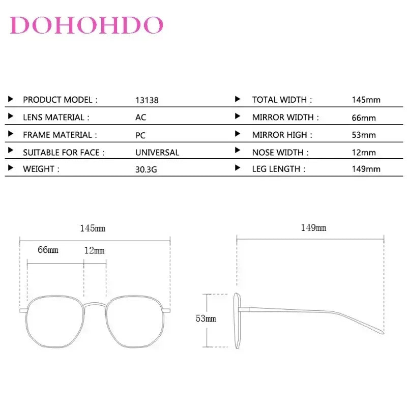 Fashion Square Sunglasses UV400