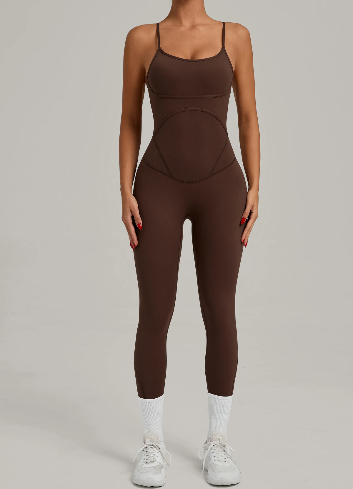 Padded One-Piece Sportswear Women's Jumpsuit