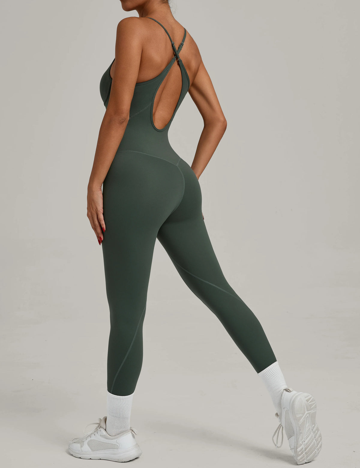 Padded One-Piece Sportswear Women's Jumpsuit