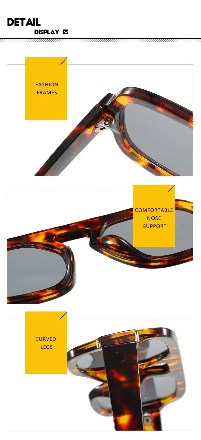 Fashion Square Sunglasses UV400