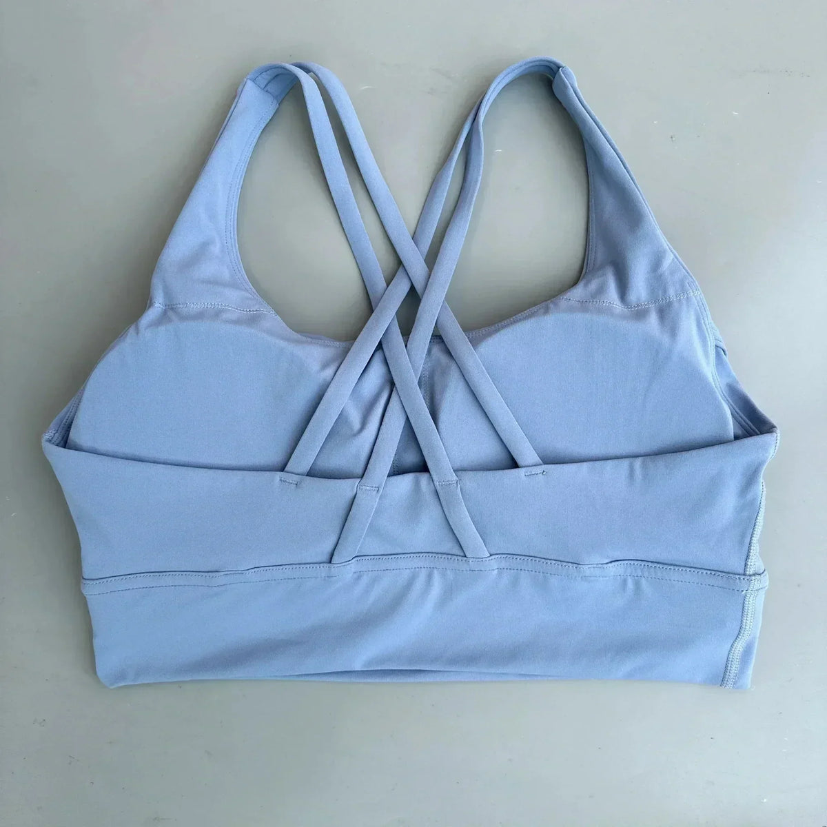 Solid Color Women Cross  Fitness sport Bra