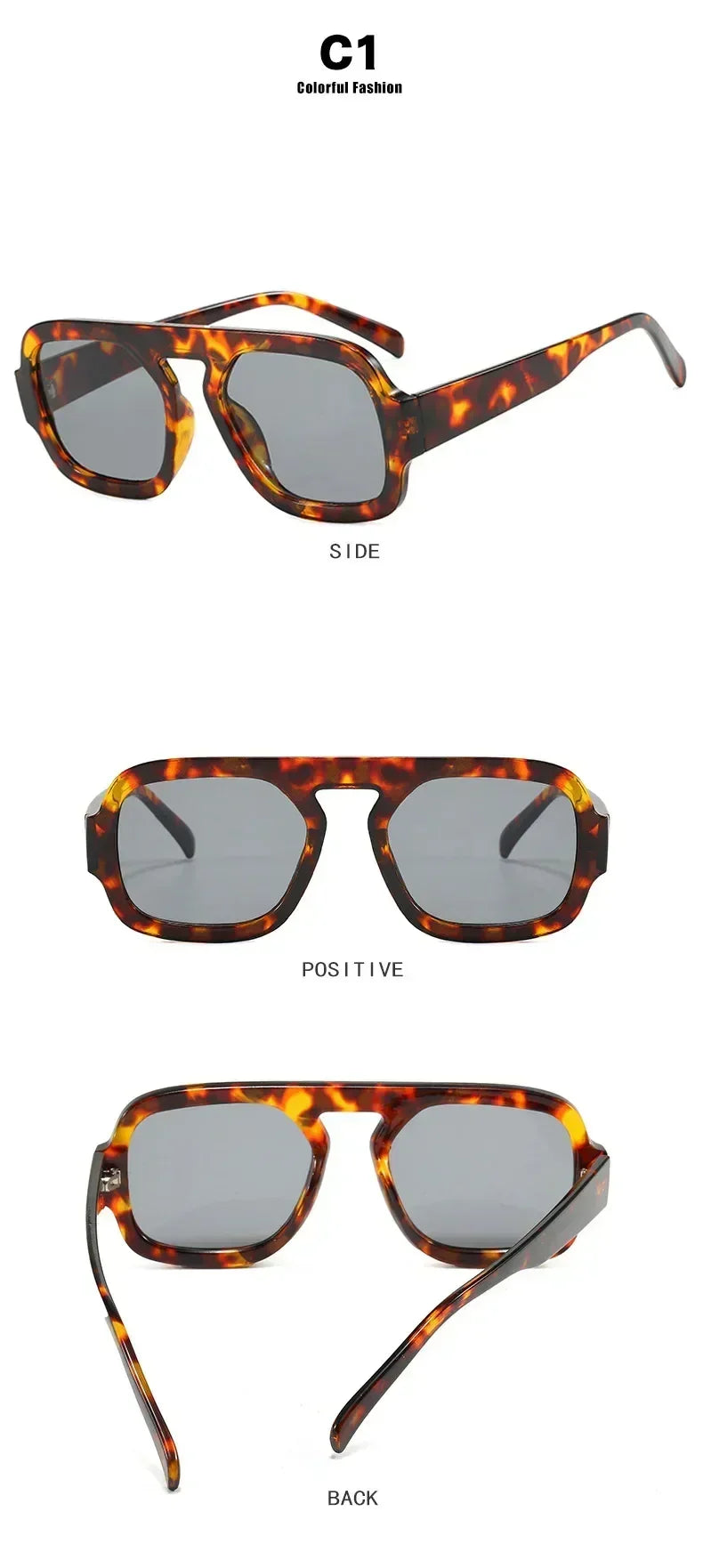 Fashion Square Sunglasses UV400
