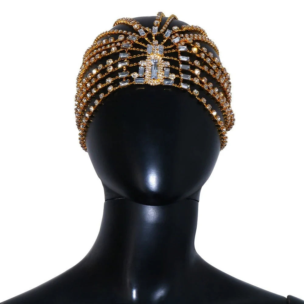 Crystal Hair Chain Headpiece