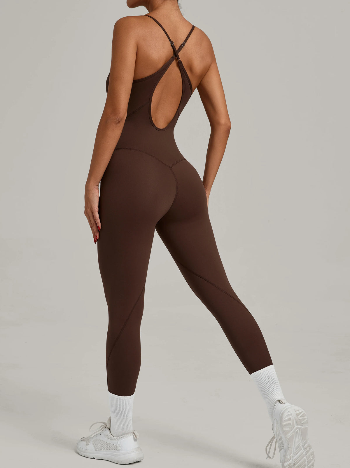 Padded One-Piece Sportswear Women's Jumpsuit