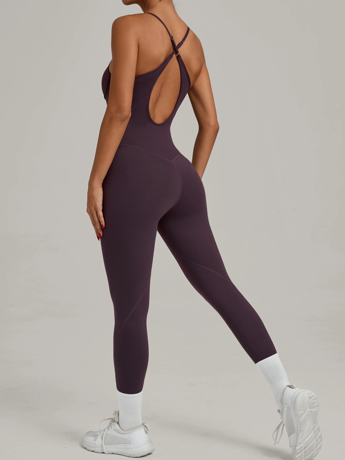 Padded One-Piece Sportswear Women's Jumpsuit