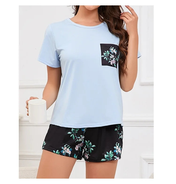 Women's Pajamas 3-Piece Sleepwear Set