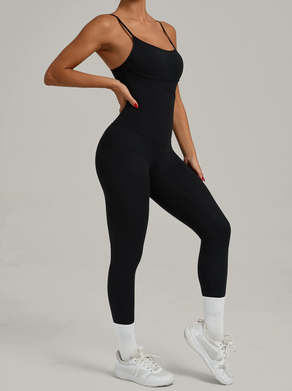 Padded One-Piece Sportswear Women's Jumpsuit