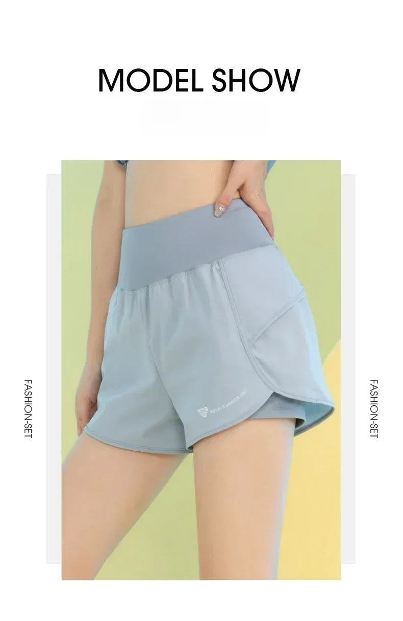 Yoga Shorts for Women Lightweight Gym Cycling Workout Shorts