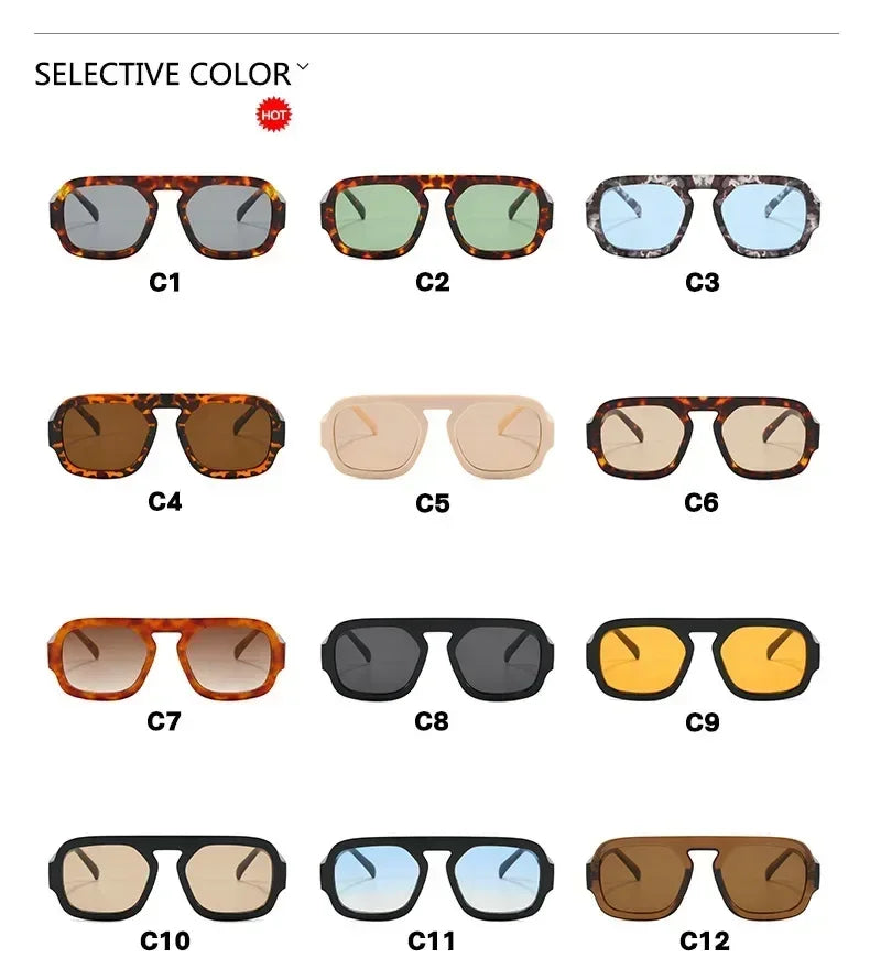 Fashion Square Sunglasses UV400