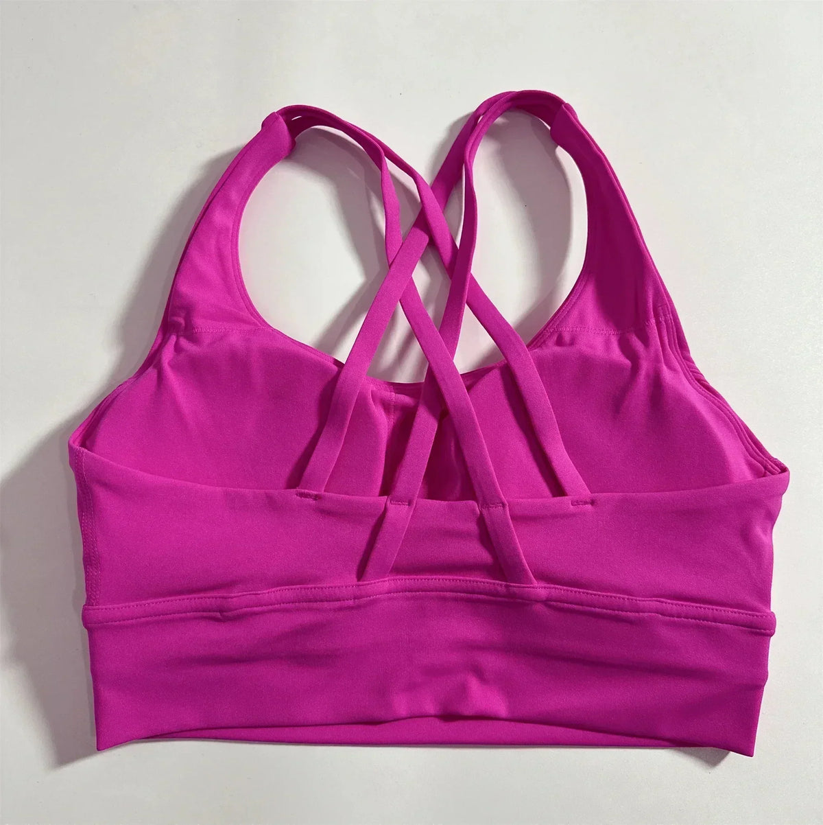 Solid Color Women Cross  Fitness sport Bra