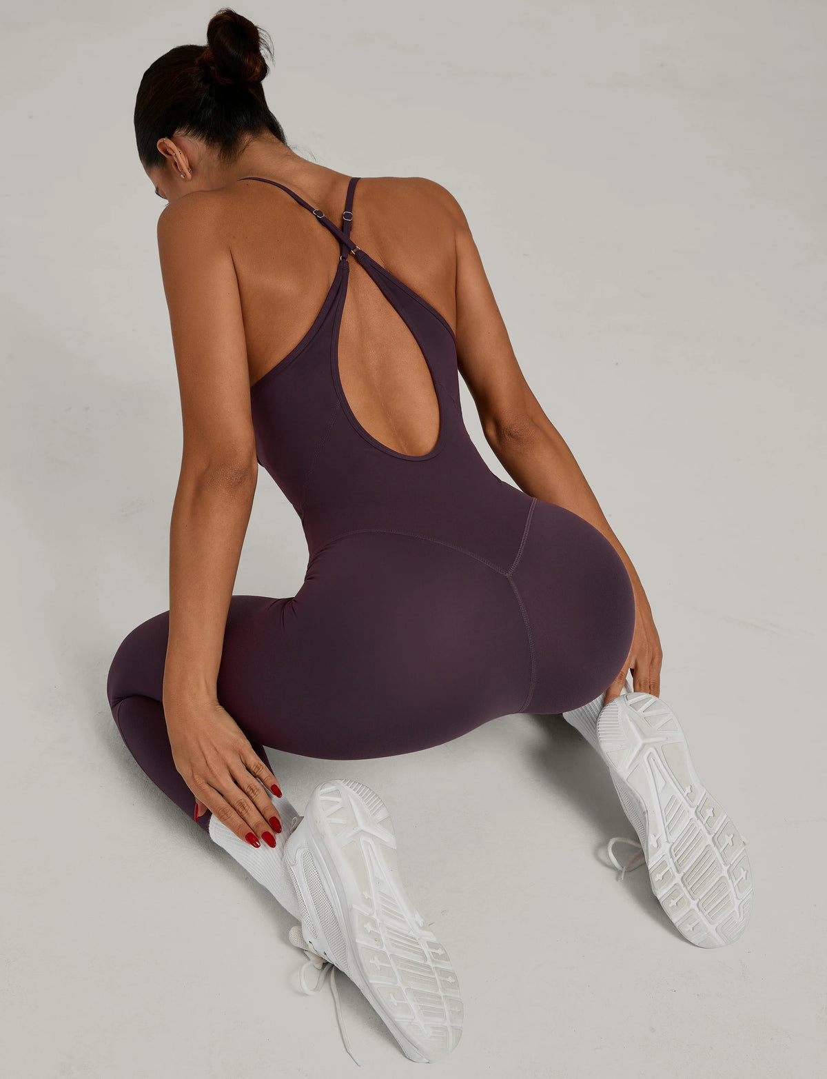 Padded One-Piece Sportswear Women's Jumpsuit