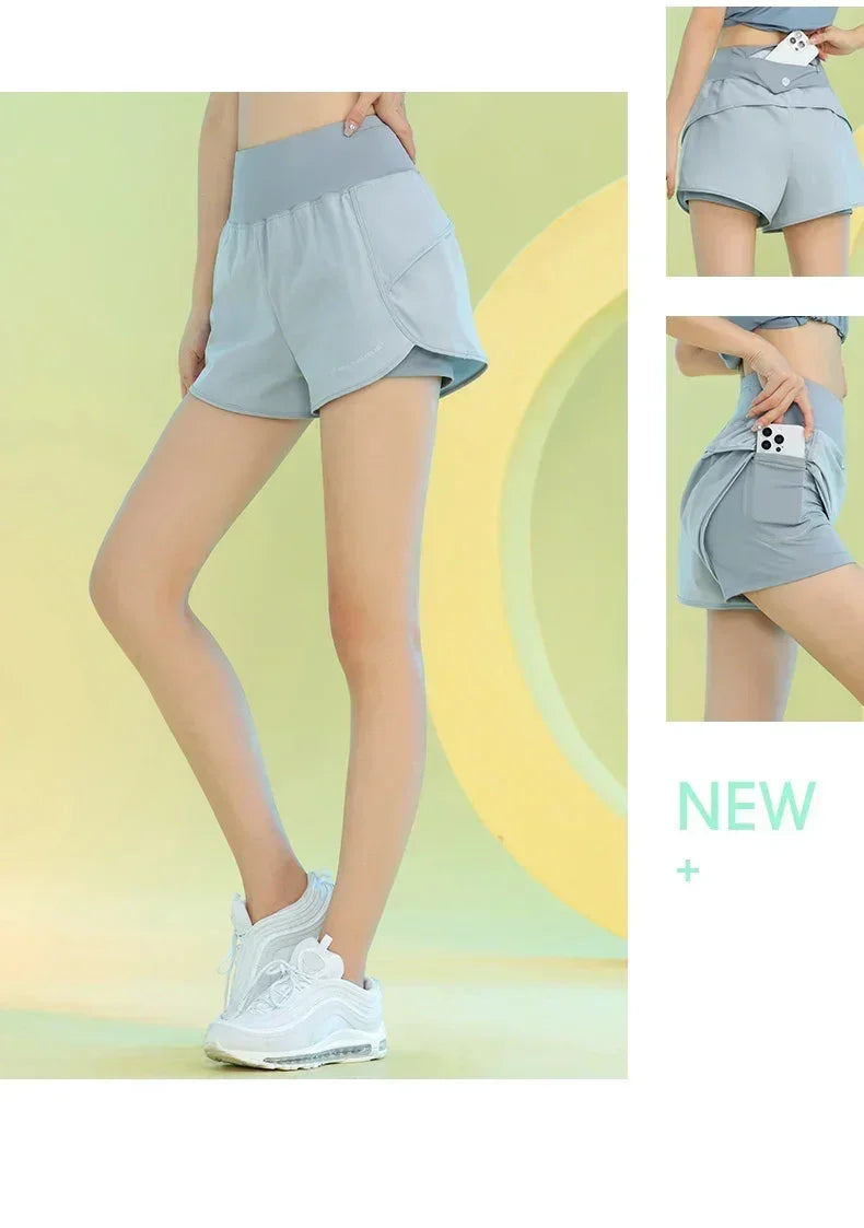 Yoga Shorts for Women Lightweight Gym Cycling Workout Shorts
