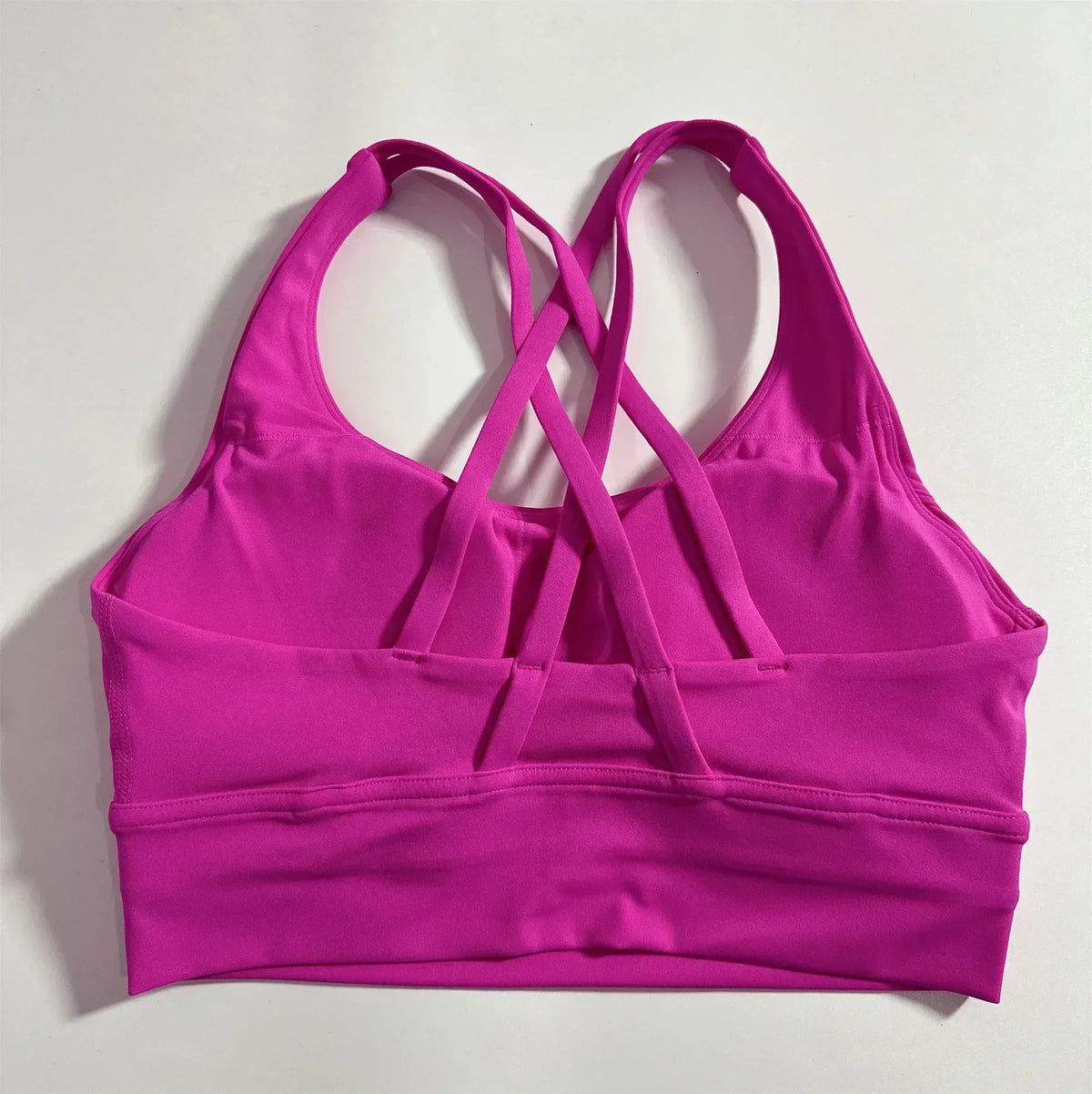 Solid Color Women Cross  Fitness sport Bra