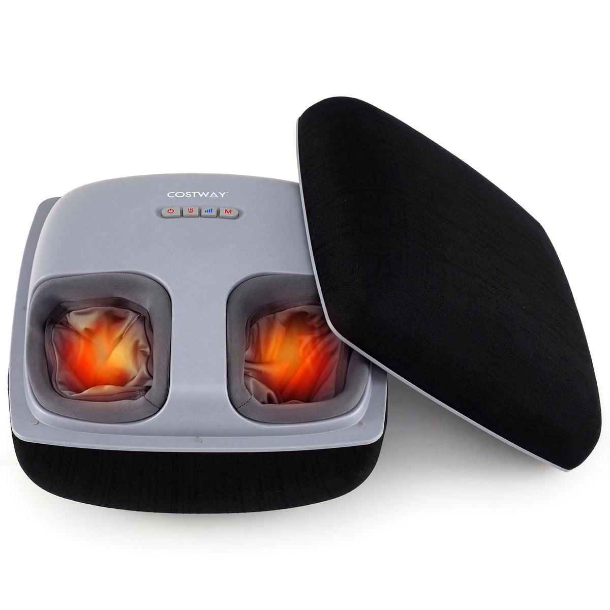 Shiatsu Foot Massager with 3-Level Deep Kneading and Air Compression