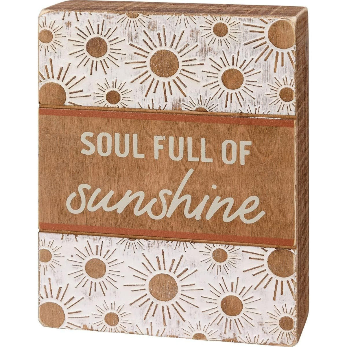 Soul Full Of Sunshine Wooden Box Sign