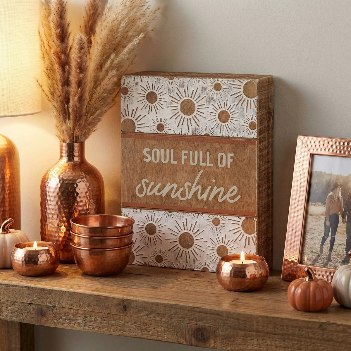 Soul Full Of Sunshine Wooden Box Sign
