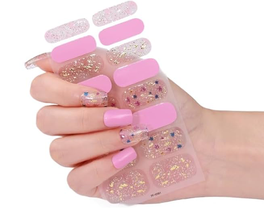 Cotton Candy Gel Nails