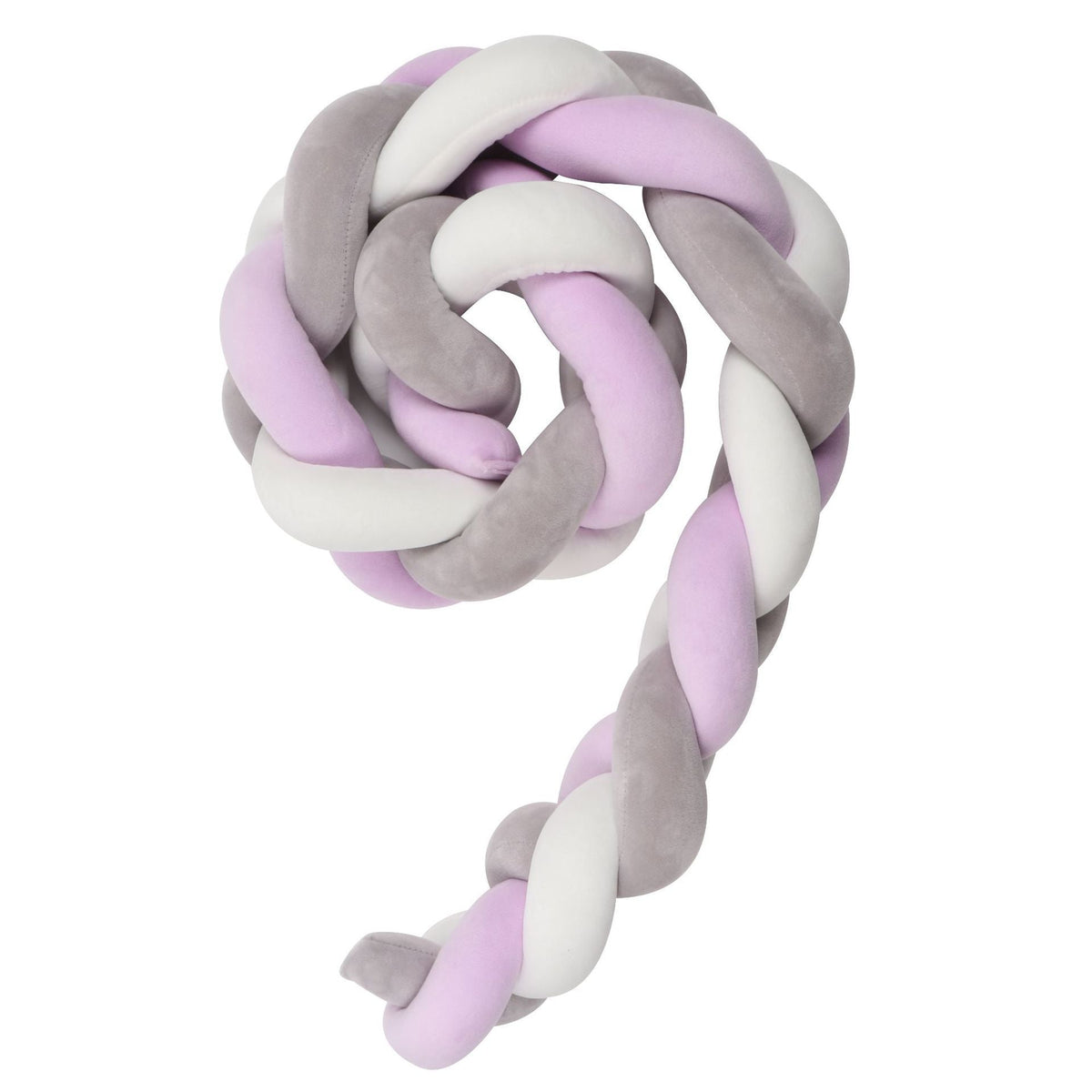 Knotted Long Pillow Three-strand Twist