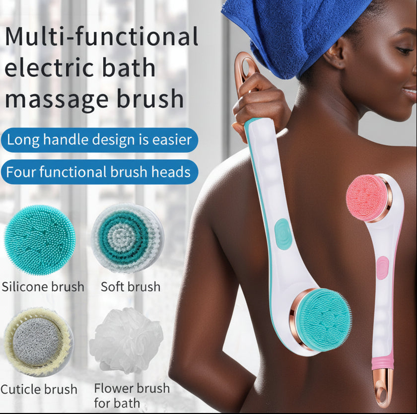 Rechargeable Rotating Bath Brush Body Scrubber