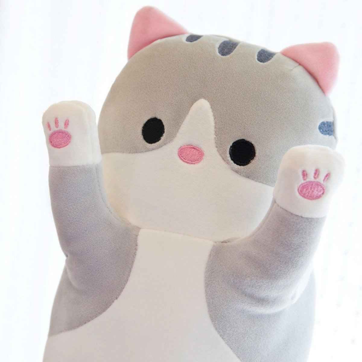 Long Cat Plush Pillow 26 Inch Soft Stuffed Animal