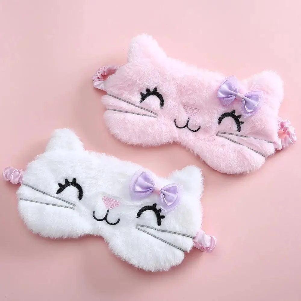 Cute Soft Cat Eye Sleep Mask
