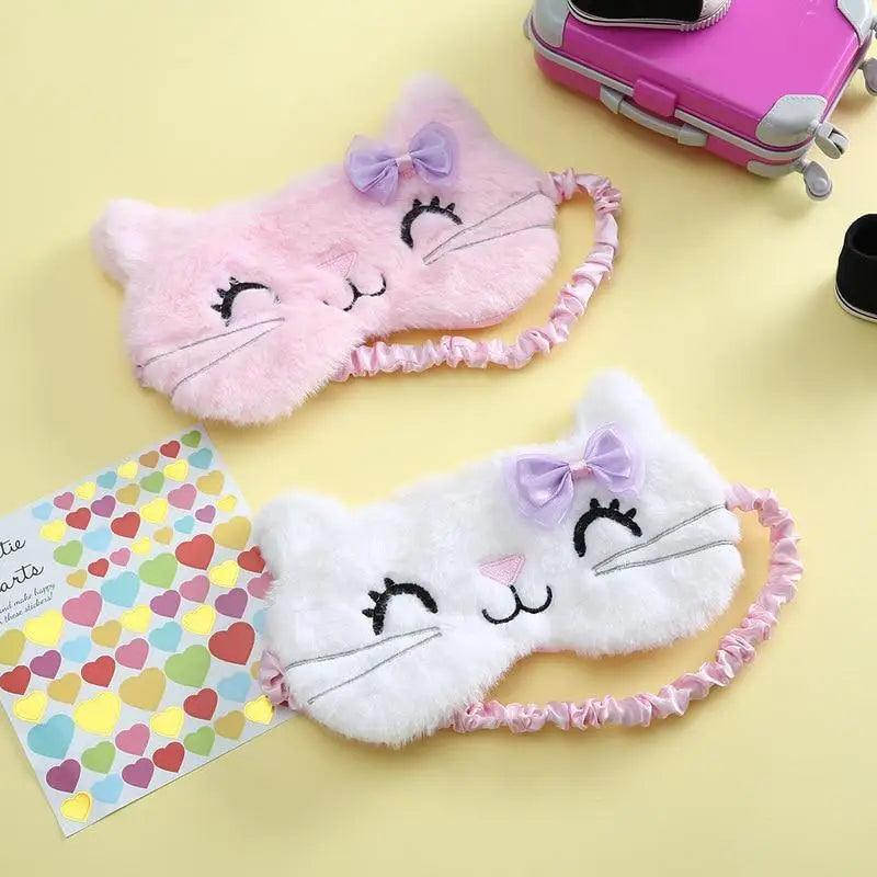 Cute Soft Cat Eye Sleep Mask